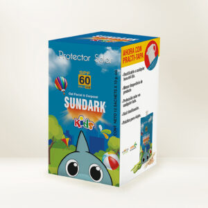 Protector Solar Sundark Kids SPF 60+ – Display x8 sachets de 10 g (80 g)