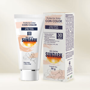 Protector Solar con Color Sundark SPF 30 – Piel Clara