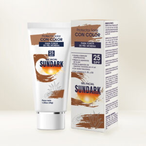 Protector Solar con Color Sundark SPF 25 – Piel Morena